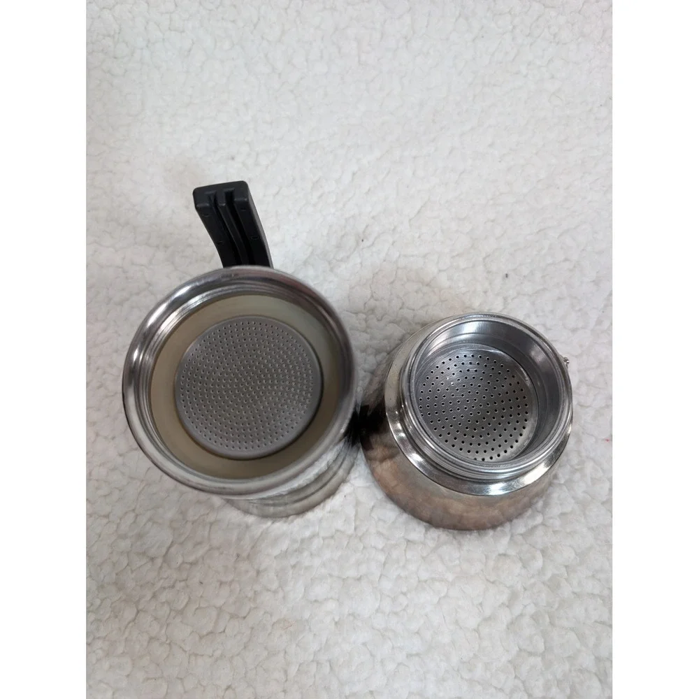 Bialetti Venus Stainless Steel Stovetop Espresso Maker Induction Moka Pot 6 Cup